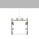 profil aluminiu suspendat, profile suspendate, profile led suspendate, profil banda led suspendat, profil aluminiu dedeman, profil din aluminiu 35x35mm, led-box.ro