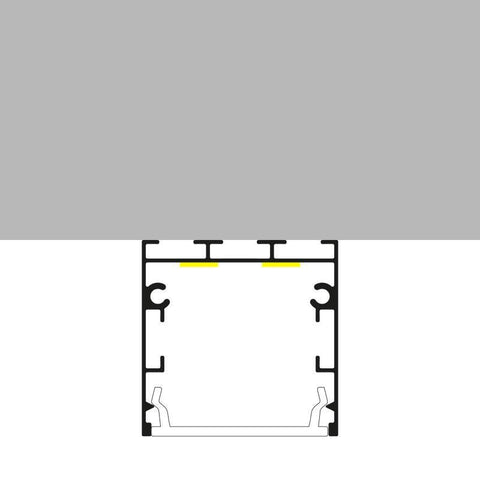 profil aluminiu suspendat, profile suspendate, profile led suspendate, profil banda led suspendat, profil aluminiu dedeman, profil din aluminiu 35x35mm, led-box.ro