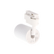 Proiector alb Diamond, vedere laterala, putere maxima 10W pentru set iluminat sina cu 5 proiectoare