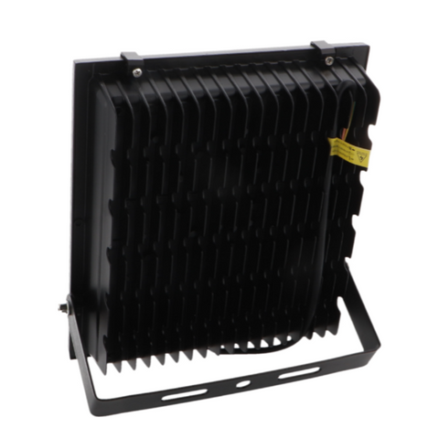 proiector exterior cu carcasa neagra din aluminiu 50w, negru