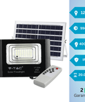 Proiector cu panou solar si telecomanda 12W 4000k IP65 - led-box.ro