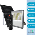 proiector incarcare solara, proiector solar cu telecomanda, proiector cu panou solar 200W, proiector solar cu senzor, proiector incarcare solara, proiectoare solare, led-box.ro