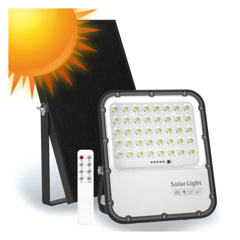 proiector solar, proiector cu incarcare solara, proiector cu senzor lumina, proiector cu panou solar, proiector led solar, proiector solar dedeman, proiectoare solare cu telecomanda, led-box.ro