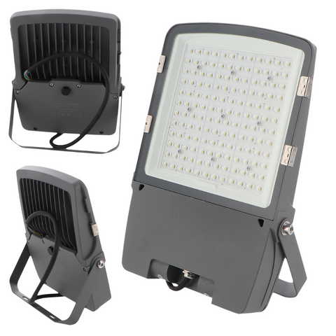 proiector LED 100W, proiector profesional LED, lumina rece 6000K, proiector industrial IP65, lampa stradala LED, proiector LED Lumileds, driver Inventronics, proiector LED dimabil, proiector 2 în 1, iluminat exterior puternic, lampa LED stradala 100W, led-box.ro