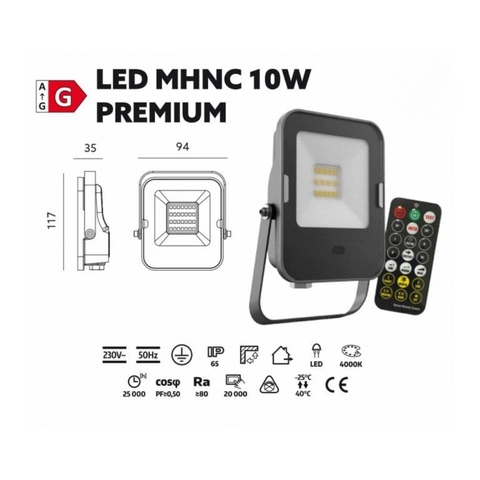 Proiector LED IP65 pentru curte și garaj