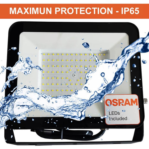 Proiector LED 100W NEW ACTION, Chip Osram 120Lm/W IP65 - led-box.ro