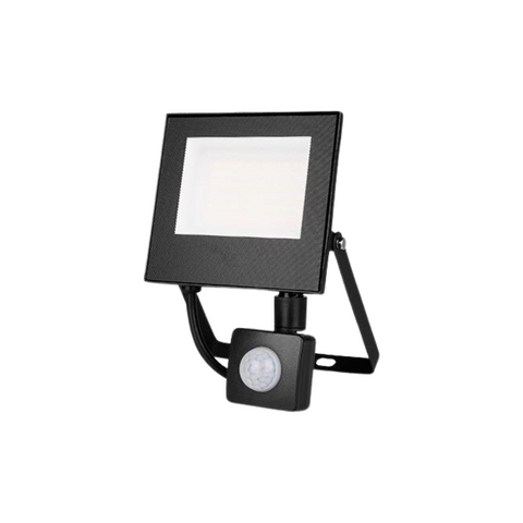 Proiector LED SMD 30W 4500K cu senzor PIR pentru exterior
