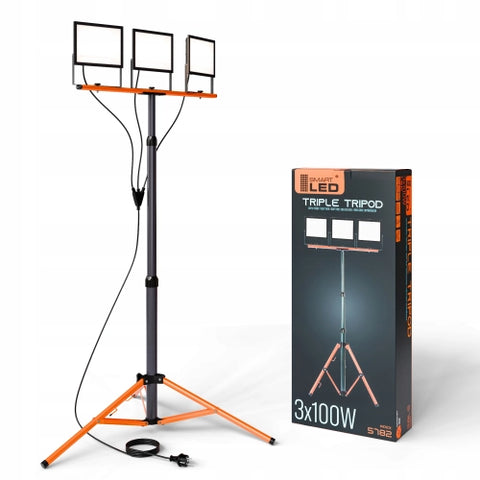 Proiector LED 3x100W IP65 utilizare exterior rezistent la apă și praf