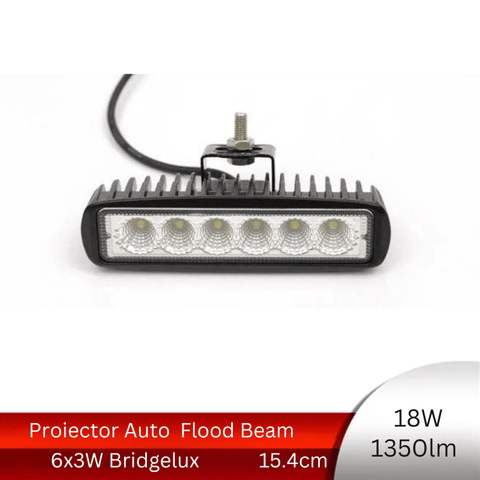 proiector auto 18w, proiector led auto, proiectoare auto flood beam, proiectoare off road dreptunghiulare, proiectoare led off road, proiector led auto offroad, proiector offroad 12v, proiector led offroad 24v camion, proiectoare led camion, proiectoare suv, proiector 12v auto, led-box.ro