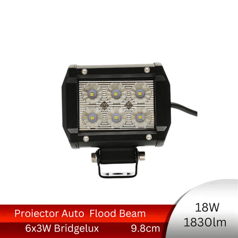 proiector auto 18w, proiector led auto, proiectoare auto flood beam, proiectoare off road dreptunghiulare, proiectoare led off road, proiector led auto offroad, proiector offroad 12v, proiector led offroad 24v camion, proiectoare led camion, proiectoare suv, proiector 12v auto