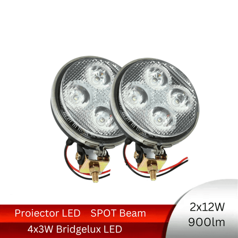 proiector offroad rotund, proiector auto 12w, proiectoare led camion, proiectoare suv, proiectoare atv, proiector moto, proiectoare auto, proiectoare masini teren, proiector auto rotund, proiector auto spot beam, led-box.ro
