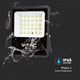 Proiector LED cu panou solar si telecomanda 20W, 4000K IP65-led-box.ro