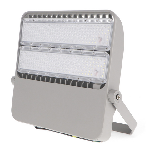 Proiector LED modular Pronext 200W, design robust, carcasă gri, protecție IP65.
