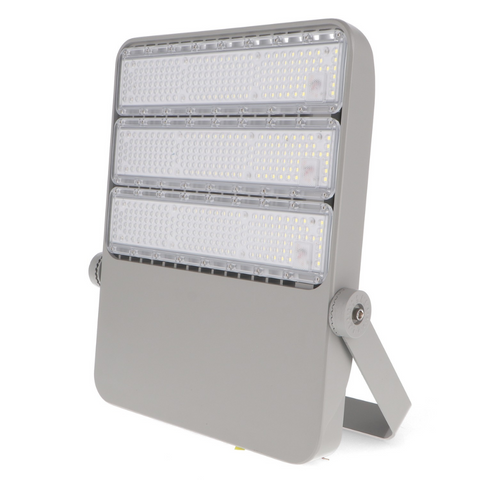Proiector LED modular Pronext 300W, design robust, carcasă gri, protecție IP65.
