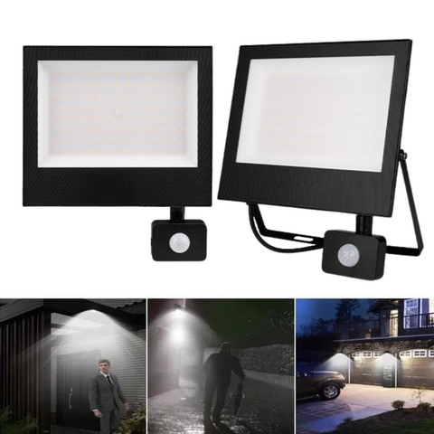 Reflector LED IP65 Mola cu senzor mișcare PIR 100W
