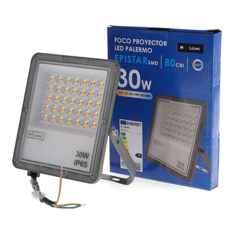 Proiector LED Palermo 30W reglabil CCT pentru fațade și spații comerciale