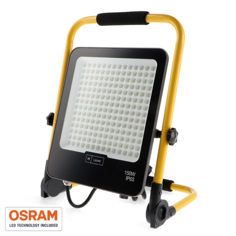 Proiector LED portabil Napoli 150W cu rezistență mecanică IK6