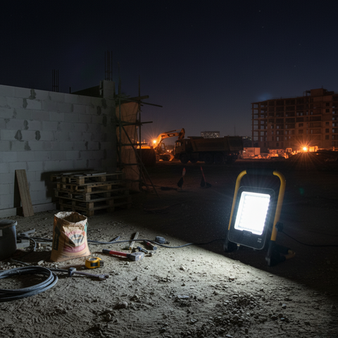 Proiector LED Napoli 50W IP65 pentru exterior cu lumină alb rece 6000K