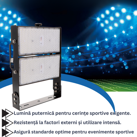 proiector led profesional, proiector naval, proiector porturi, proiector led sali de sport, proiector led arene sportive, proiector stadioane, proiector modular 500W, led-box.ro