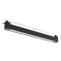 proiector liniar sina 24w, proiector led liniar negru, iluminat sina, lampa liniara sina monofazata, corp liniar sina, led-box.ro