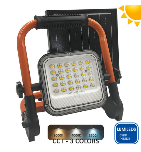 Proiector led solar cu temperatura de culoare selectabila, led-box.ro