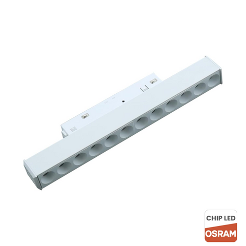 proiector LED magnetic 12w Alb, spot led sina magnetica, proiector led liniar pe sina magnetica, iluminat sina magnetica, sina spoturi magnetice, corpuri iluminat sina magnetica, spoturi magnetice liniare pe sina, spoturi magnetice albe, sina magnetica led tavan, iluminat pe sina magnetica, led-box.ro
