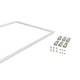 cadru din aluminiu panou led, rama panou led 120x60cm, rama montaj incastrat panou led, panouri led incastrate 120x60cm, rama alba aluminiu, rama din aluminiu 120x60cm, led-box.ro