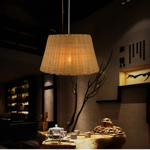 Lampă Sicilia design conic simplu și natural