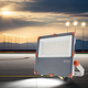 reflector LED 200w profesional, iluminat exterior industrial cu LED, proiector LED IP66, iluminat curți mari cu reflector LED, proiector LED cu sursă Philips și driver Lifud, reflector LED reglabil 1-10V pentru spații comerciale, proiector LED durabil, iluminat economic, proiector LED 200W protecție la supratensiune, reflector LED 200W CCT, led-box.ro