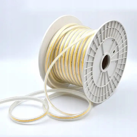 Detaliu LED COB 360 pe bandă 230V alb neutru