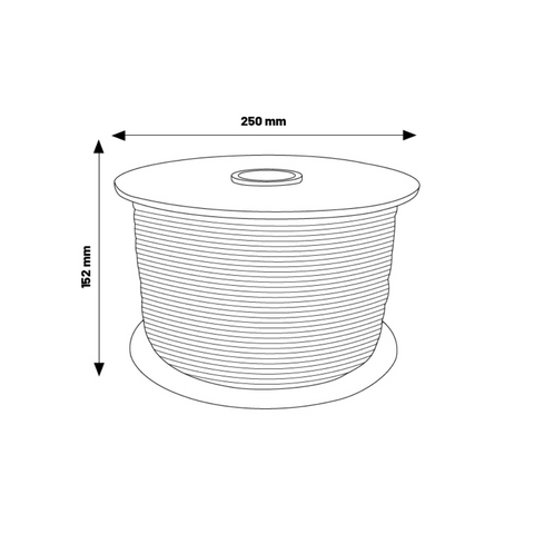 Rola cablu electric plat 500m pentru iluminat LED monocolor
