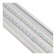 Set 2 Lampi LED liniare slim, 45W 150cm, lumina rece - led-box.ro
