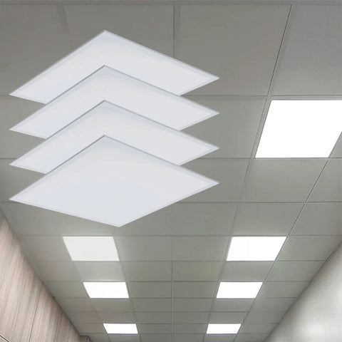 set 4 panouri LED Pila, 60x60cm cu lumina neutra
