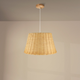 Lampă suspendată Sicilia cu lumină caldă difuzată prin împletitură

