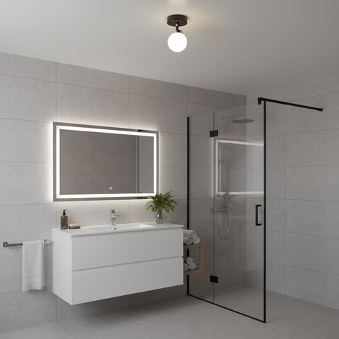 Aplica pentru baie și hol IP44 lumină caldă