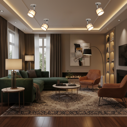 Spot tavan elegant, perfect pentru spații mari sau mici
