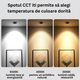 spot led rotund 15w, spot rotund incastrabil, spoturi incastrabile 15w, spot CCT pentru tavan, led spot, spoturi led 110mm, mini led spot rotund, spoturi rotunde tavan, spot led orientabil, spot alb incastrat,
led-box.ro