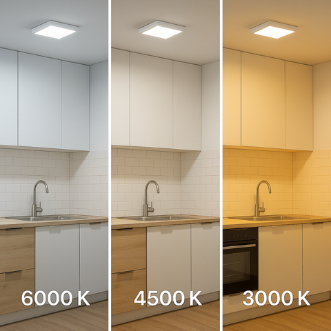 spot led patrat 25w disponibil in trei temperaturi de culoare