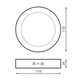 spot led rotund, mini spot led, spoturi iluminat interior, spot negru 6w, spot rotund negru CCT, spot tavan, spoturi mici, mini spot rotund, led-box.ro