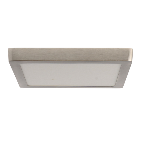 Spot LED pătrat 25W nichel satinat IP44