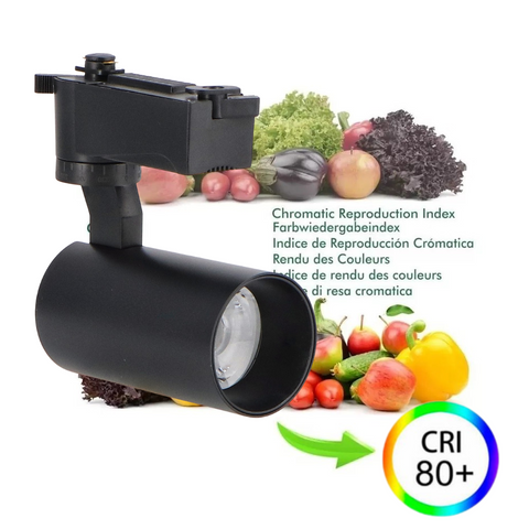 Spot led CCT indice redare cromatica CRI80 pentru iluminat pe sina led-box.ro