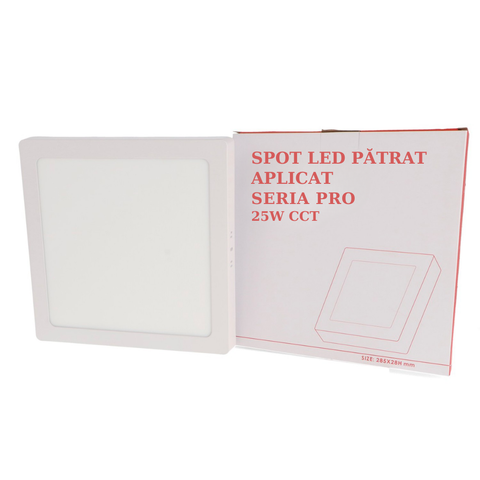 spot led de suprafata 25w CCT, lumina uniforma fara umbre