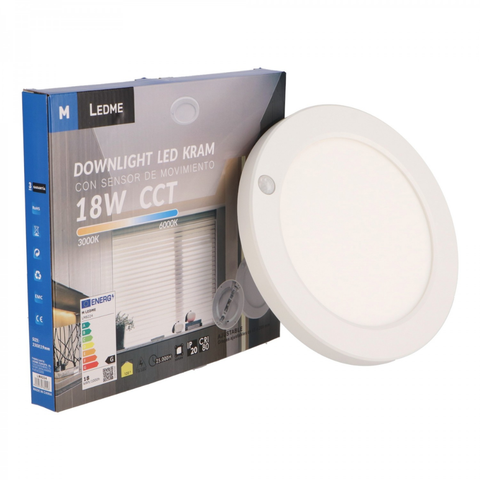 Spot LED rotund 1500 lumeni lumină uniformă
