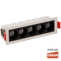 spot led liniar, spoturi interior, spoturi led liniare, spoturi Osram, spot iluminat interior, iluminat accent, spoturi liniare incastrate, led-box.ro