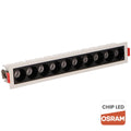 spot led liniar 20W, spoturi interior, spoturi led liniare, spoturi Osram, spot iluminat interior, iluminat accent, spoturi liniare incastrate, led-box.ro