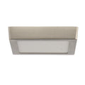 Spot LED pătrat 12W nichel satinat IP44
