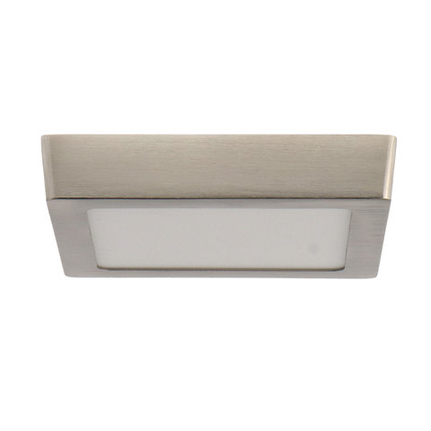 Spot LED pătrat 12W nichel satinat IP44
