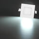 Spot LED patrat incastrabil 3W Proma, alb - led-box.ro