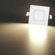 Spot LED patrat incastrabil 6W Proma, alb - led-box.ro