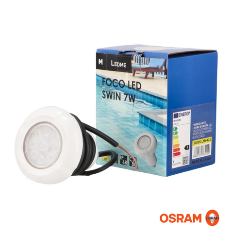 Spot LED RGB 7W Osram lumină subacvatică RGBW.
